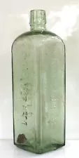 LIGHT GREEN LOOPUIJT'S SCHIEDAM SCHNAPPS Bottle