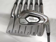 Used Titleist 718 AP3 Iron Set 4-PW KuroKage Regular Flex Graphite Shafts