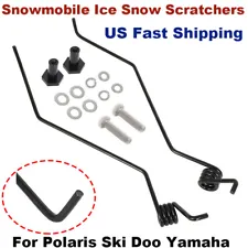 Snowmobile Ice Snow Scratchers For Polaris Arctic Cat Ski Doo Yamaha - Both side (For: Arctic Cat TZ1)