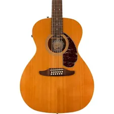 Fender California Villager 12-String Acoustic-Electric Guitar Aged Natural