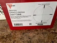 Trijicon CREDO 2900044 SFP 3-9x40 DPX Green Rifle Scope