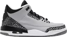 Jordan 3 Retro Wolf Grey 136064-004 Men's Size 14 New