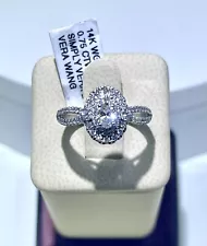 Vera Wang Diamond Ring In 14k White Gold