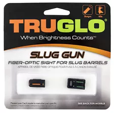 TruGlo Slug Gun Fiber Optic Red Front, Green Rear with Black Steel Frame for...