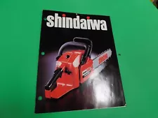 ORIGINAL MANUAL FOR SHINDAIWA SALES BROCHURE --- BOX 6204 Q