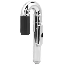 Flute Mouthpiece Silver Plated Children's Special Elbow Straight Pipe Dual