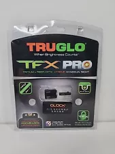 TRUGLO TFX Pro Tritium Fiber Optic Xtreme Handgun Sights GLOCK TG13GL1PC