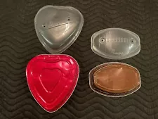 Chick-Fil-A FOR THE LOVE OF FOOTBALL *RARE* Covered HEART & FOOTBALL Trays