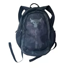 Under Armour UA Project Rock Brahma Backpack Bull Laptop Bag Black