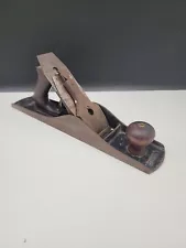 Vintage Stanley Bailey No 5 1/2 Corrugated Bottom Hand Plane Broken Handle