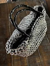 Chain Mail Pop Tab Purse Retro Art￼