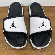 Nike Jordan Hydro 2 Slide White Black Men's Size 9 Model# 312527-101