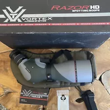 Vortex Razor HD 20-60x85 Angled Spotting Scope Made in Japan Excellent