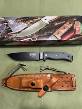 New ESEE 6 Knife with Peloza Leather Sheath