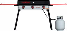 New ListingCamp Chef Pro 16 Cooking System - Three-Burner Camp Stove - Includes Windscreen