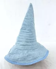 Vintage Women's Blue Cloth Wizard/Witch Hat