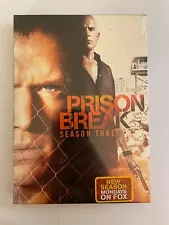 Prison Break - Season 3, DVD 4-Disc Set, 2009 Sealed Charity DS44