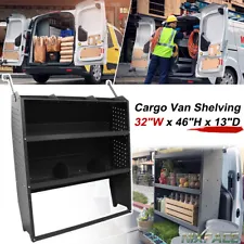 Van Shelving Storage - Space Saver For Ford Transit,GM, NV 32" W x 46" H x 13" D