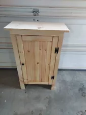 Unfinished Pine Jelly Cabinet