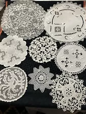 8 Beautiful Handmade Doilies