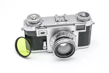 Zeiss Contax IIa 35mm rangefinder camera w/ 50mm Sonnar f2 lens -clean & working