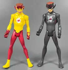 Kid Flash & Stealth Suit [LOT] Mattel 2011 YOUNG JUSTICE League Figure 4” Loose