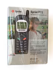 Vintage Black Kyocera QCP-2035 Sprint PCS Cell Phone Unlocked Sealed Factory Box