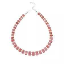 Jay King Pink Rhodochrosite and Mother-of-Pearl Reversible Necklace