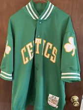 Boston Celtics Larry Bird Shooting Jacket Sz. 52