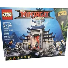 LEGO The Ninjago Movie: Temple of The Ultimate Ultimate Weapon (70617) Brand New