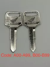 2 Key Blanks Honda CB250 Nighthawk CB500 CB750 Four CBR600 F3 CBR900RR CBR 600 R (For: Honda Nighthawk 250 CB250)