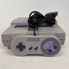 Super Nintendo Entertainment System SNES Video Game Console SNS-001 Gray