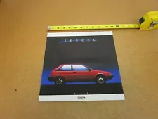 1988 Toyota Tercel Deluxe SR5 wagon 4wd sales brochure 16 pg ORIGINAL literature