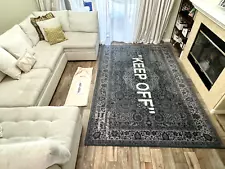 Virgil Abloh x IKEA "KEEP OFF" Rug 200x300CM Grey/White Off White