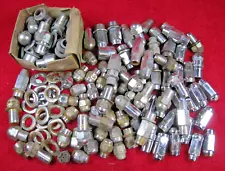 Lot of Chrome Lug Nuts and UNI-LUG Washers ALL are Used Includes Locks OE OEM