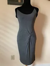 kim kardashian Stretchy Cotton Blend Grey Cocktail Dress Size S/M