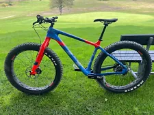 Salsa Beargrease NX Carbon Fiber Fat Bike Large, XT brakes, RF Turbine Dropper