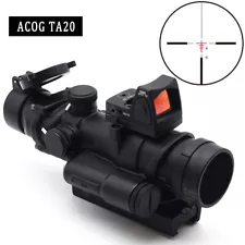 ACOG 4X32mm TA02 Red Crosshair LED Illuminated Riflescope with Thumbscrew Mount