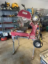 MK 2000 Series 14" Brick Saw w/ Stand; Electric Motor