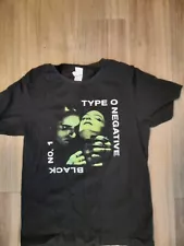 Type O Negative Black T-Shirt; Size Small; Free Shipping!