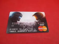 Halo 5 Xbox One GameStop Promo Mastercard Reward Debit Gift Card (no money left)