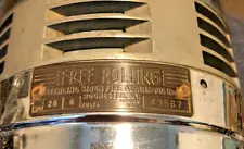 vintage fire truck siren, "FREE WHEELING" by Sterling, 6 volts