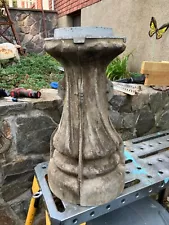 Aluminum concrete mold bird bath pedestal