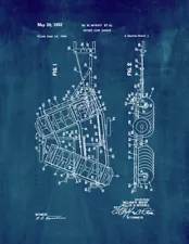 Offset Disk Harrow Patent Print Midnight