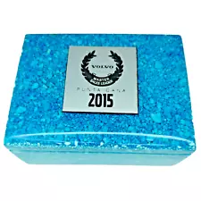 2015 Volvo Automobile Salesperson- Blue Apatite Cedar box for sales leader award