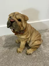 Vintage Large Shar-Pei Dog Figurine