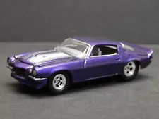 Hot Wheels 100% 1971 '71 Camaro RS Purple & Silver Stripe BP Pull MINT Loose RR