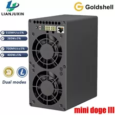 Goldshell Mini Doge 3 Ⅲ Miner Doge Coin LTC Dual Mode 700M or 550M without PSU