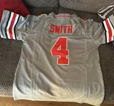 Brand New Jeremiah Smith Jersey Ohio State Buckeyes Adult Medium Stitched