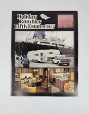 1977 Holiday Rambler Travel Trailers Vintage Brochure - Fifth Estates 5th Wheels